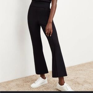 MM LaFleur Shiloh Pant black flare pull on dress pants trouser ponte knit 4
